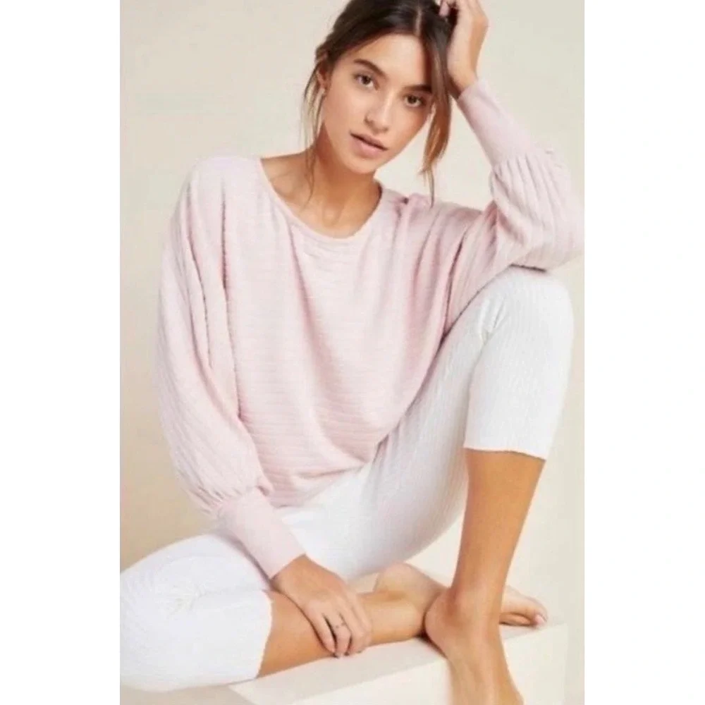 Anthropologie Saturday Sunday‎ Shawna Hacci Sweater in Pink Size XS Oversized